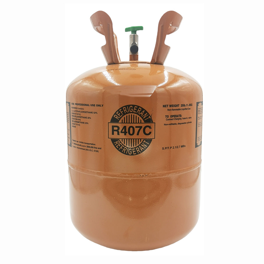 25Lb R407C Refrigerant Gas for HVAC Systems
