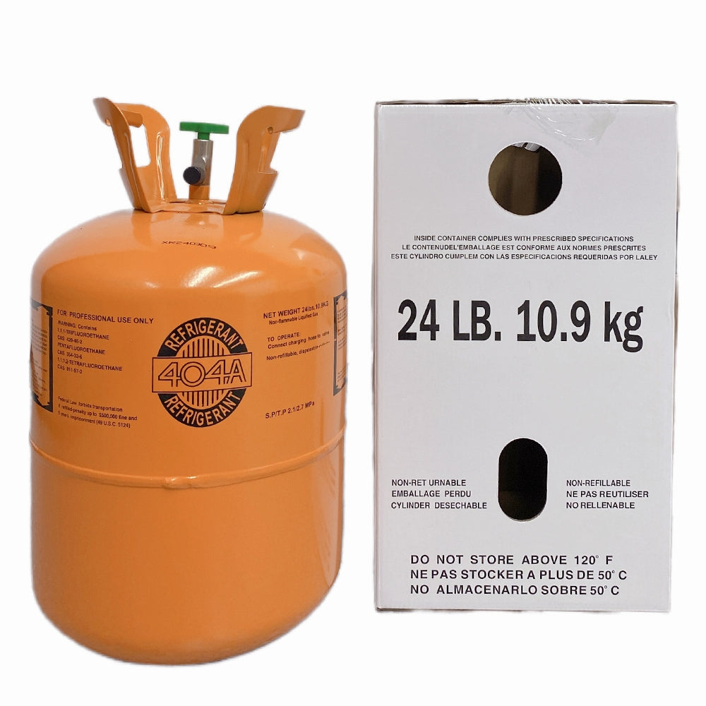24Lb R404A Refrigerant Gas for Commercial Refrigeration