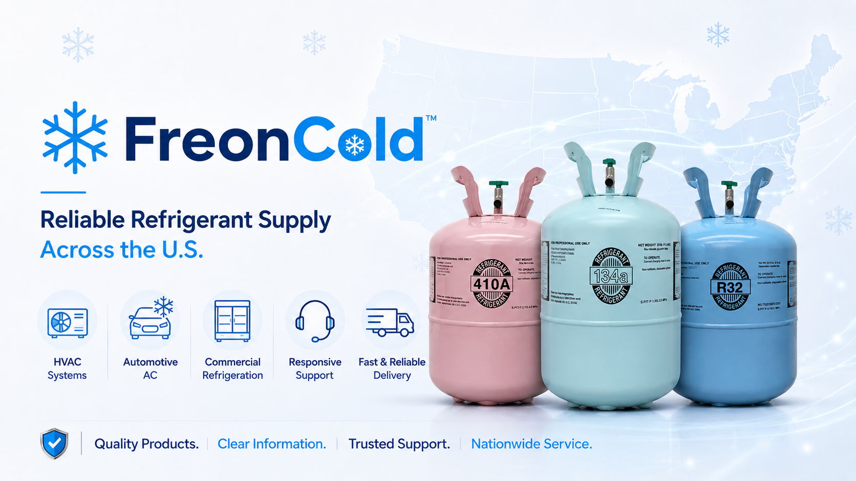 Reliable Refrigerant Supply, Service & Support